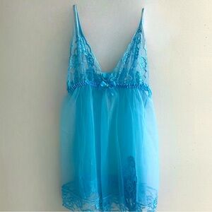 Blue Lace Chemise​